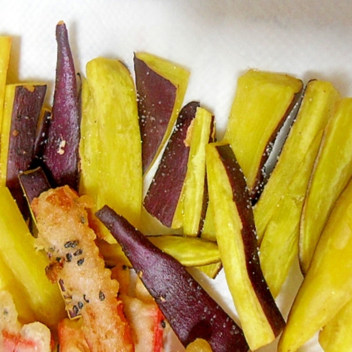 さつまいもの素揚げ 子どものおやつにも レシピ 作り方 By ミスチバス 楽天レシピ さつまいもの素揚げ 子どものおやつにも レシピ 作り方 By ミスチバス 楽天レシピ